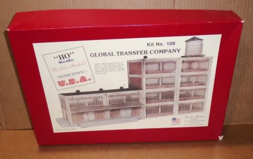 : Korber Models HO Train Buildings ... "Global Transfer Company" Kit #108" - Picture 2 of 8