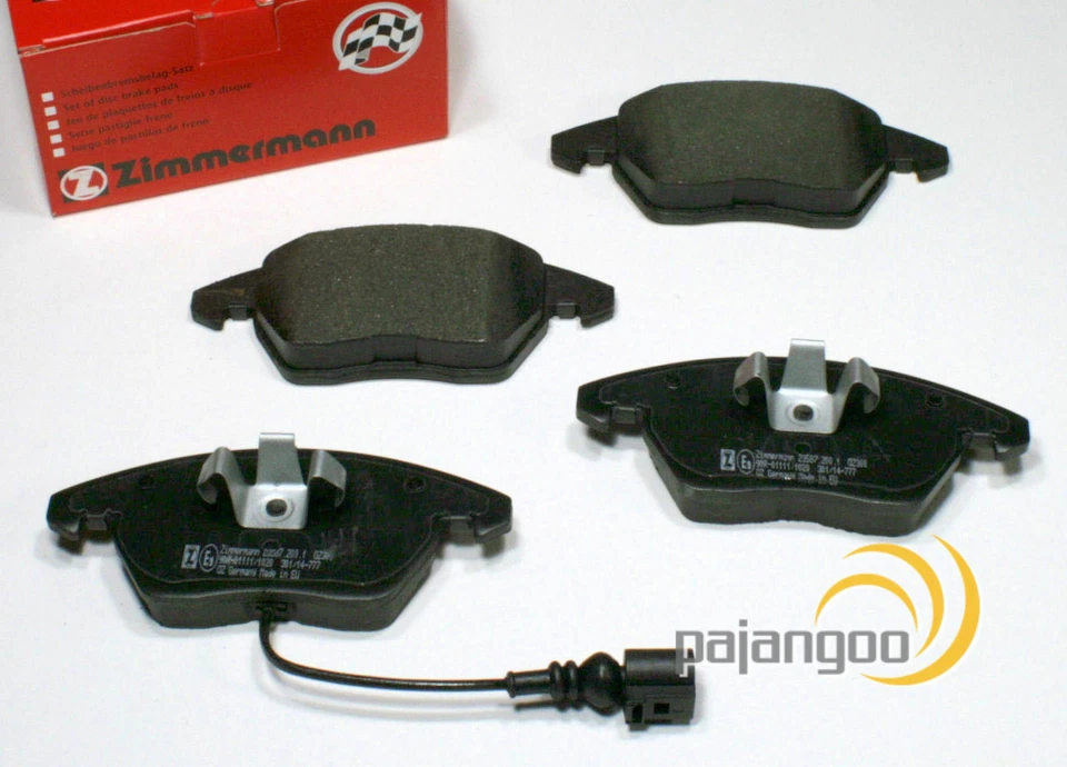 Für Skoda Fabia - Zimmermann gelochte Sport Bremsscheiben Bremsbeläge für vorne - Bild 3 von 4