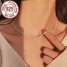 Galaxy Stacked Thin Chain Necklace for Women Elegant Long Link Accessories