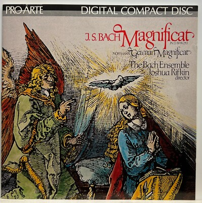 J.S. Bach, Hoffmann : Magnificat / German Magnificat (CD 1985 Pro Arte) *VG*