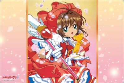 NEW Card Captor Sakura Rubber Mat (Sakura x Cerberus) Official