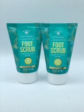 Pack of 2 Bolero Peppermint  Eucalyptus Foot Scrub invigorate clean skin piel