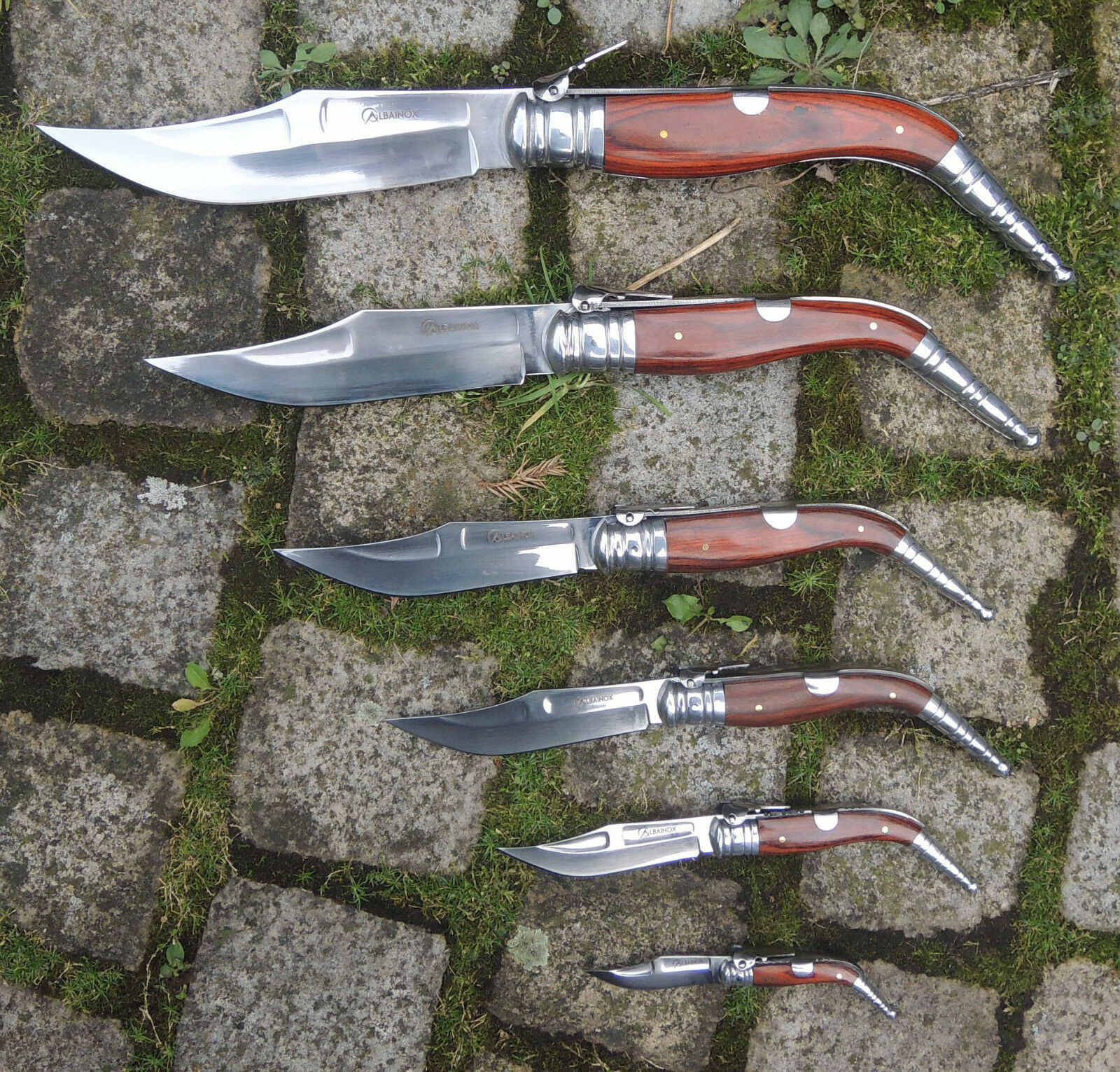 Navaja "bandolera" cuchillo navaja Stamina madera diferentes tamaños