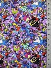 Alice in Wonderland Custom Fabric Fat Quarter 18  x28  Cotton Spandex Curiouser