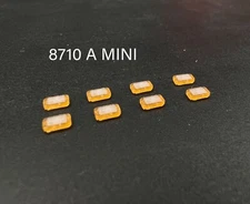 8 Pack 1/87 HO Scale Whelen Edge Mini Amber Lightbar Tow Truck Work Contruction