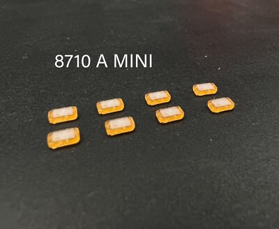 8 Pack 1/87 HO Scale Whelen Edge Mini Amber Lightbar Tow Truck Work Contruction