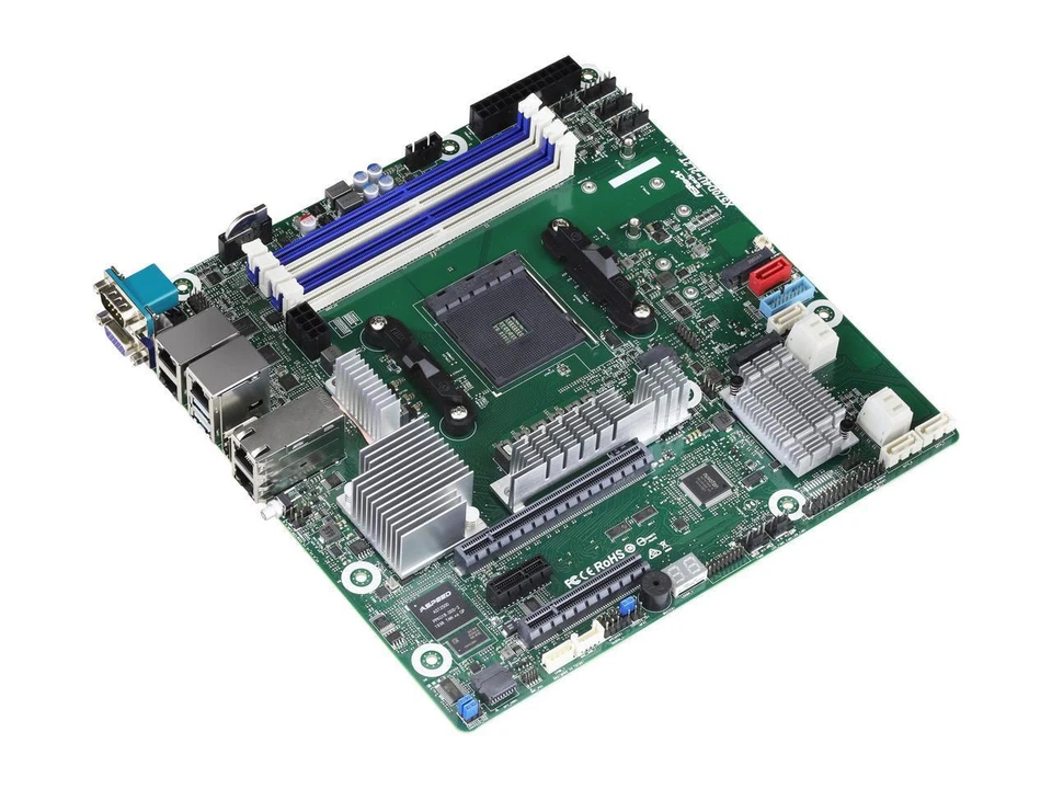 AsRock Rack X570D4U-2L2T micro-ATX Server Motherboard AMD AM4 PGA 1331 Dual 10GL - Image 3 of 4