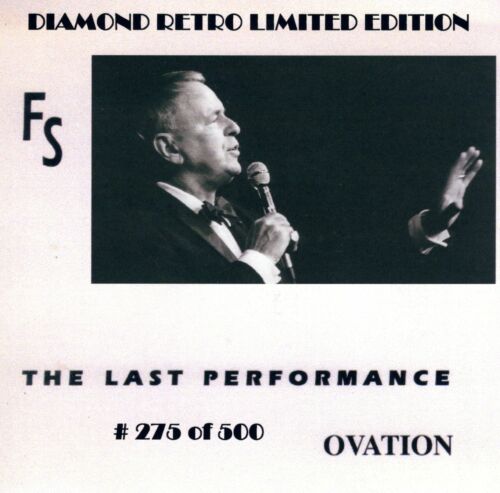 Frank Sinatra- The Last Performance- LTD Edition CD-Palm Springs, '95- Numbered!
