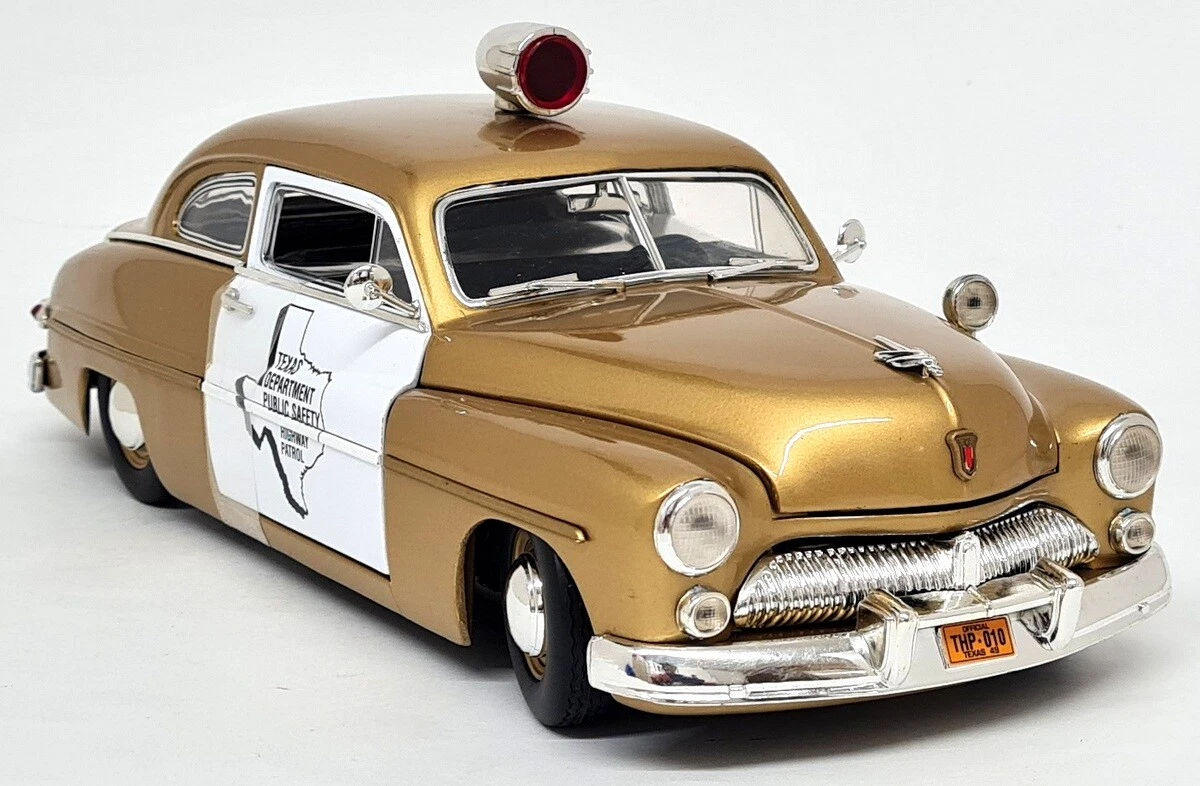 Ertl 1 18 1949 Mercury Texas Highway Patrol Police Diecast Model