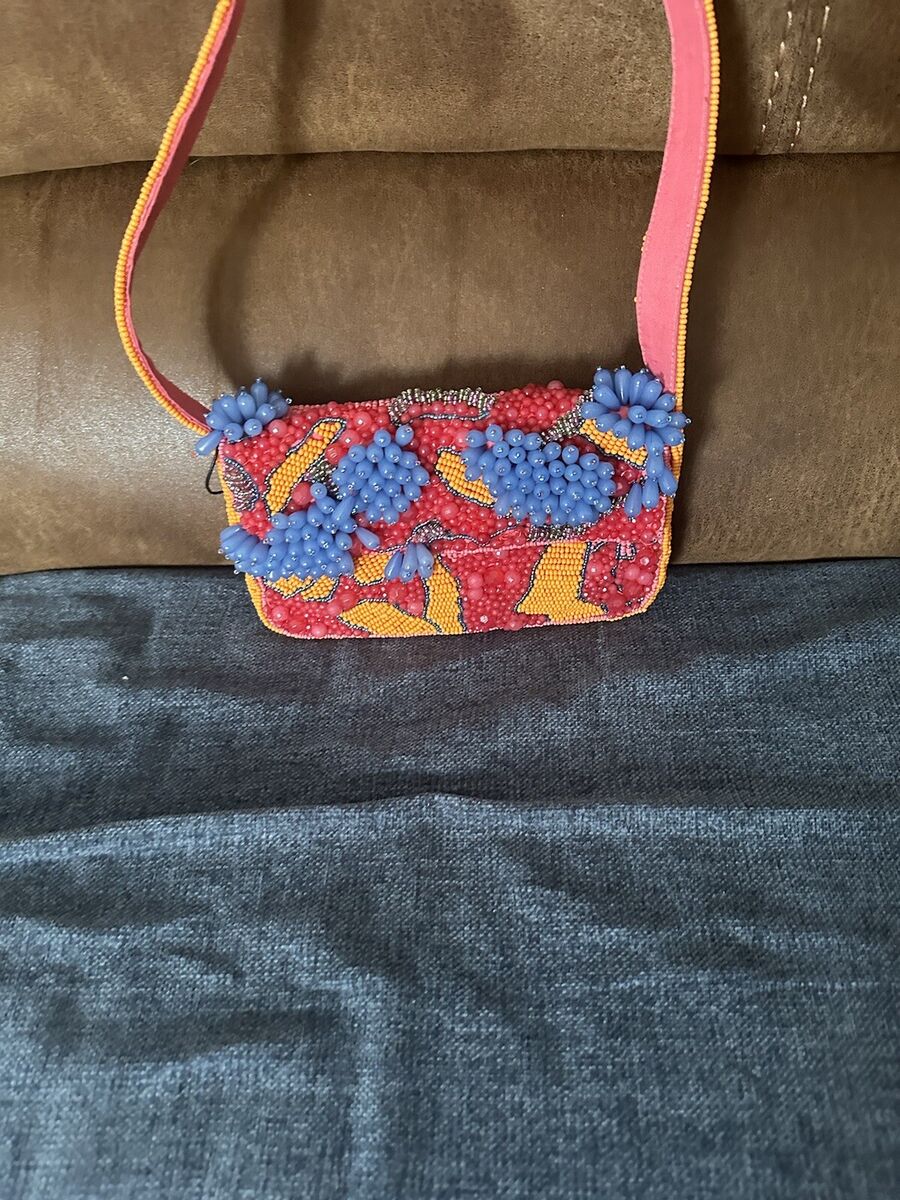 ZARA BEADED SHOULDER BAG COLOURFUL BEADS SHOULDER STRAP NEW ZARA BEADED SHOULDER BAG COLOURFUL BEADS SHOULDER STRAP NEW
