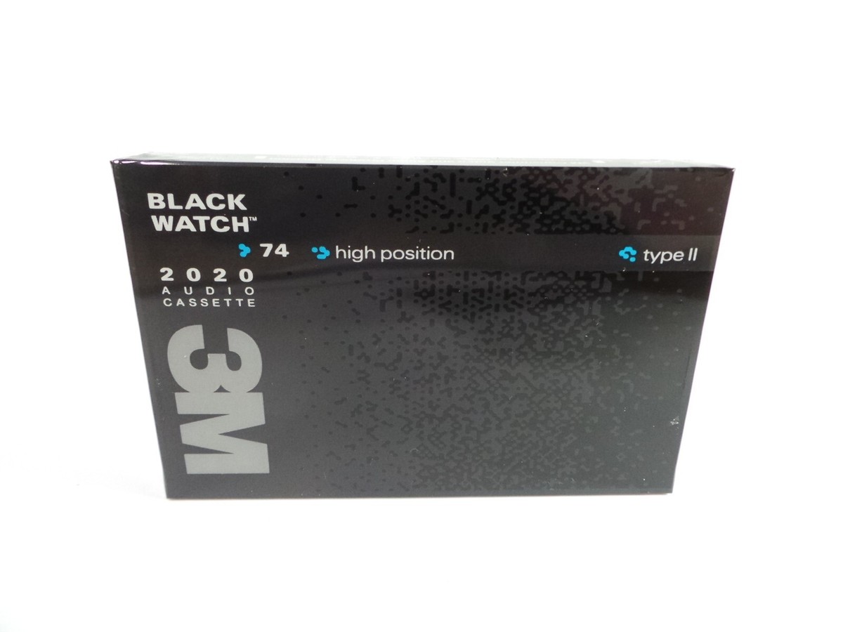 3M Black Watch 4040 100 Min. Metal Audio Cassette Tape. New (Factory Sealed) 3M Black Watch 4040 100 Min. Metal Audio Cassette Tape. New (Factory Sealed)