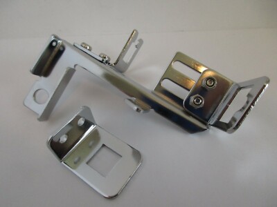 GM CHROME THROTTLE/KICK DOWN BRACKET CARB MOUNT FITS MANUAL/AUTO TRANS #9620