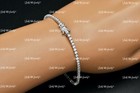 18k Solid White Gold ladies Diamond tennis bracelet  luckyhhhjewelry 2.75 ct — photo 2