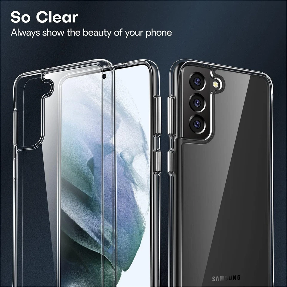 2X Samsung Galaxy S21 Plus 5G Clear Cover/Mobile Phone Case,  Set of 2 Cases. - Изображение 3 из 4