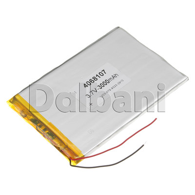 3.7V 3000mAh Internal Li-ion Polymer Built-in Battery 109x73x4mm 4068107 16-0490