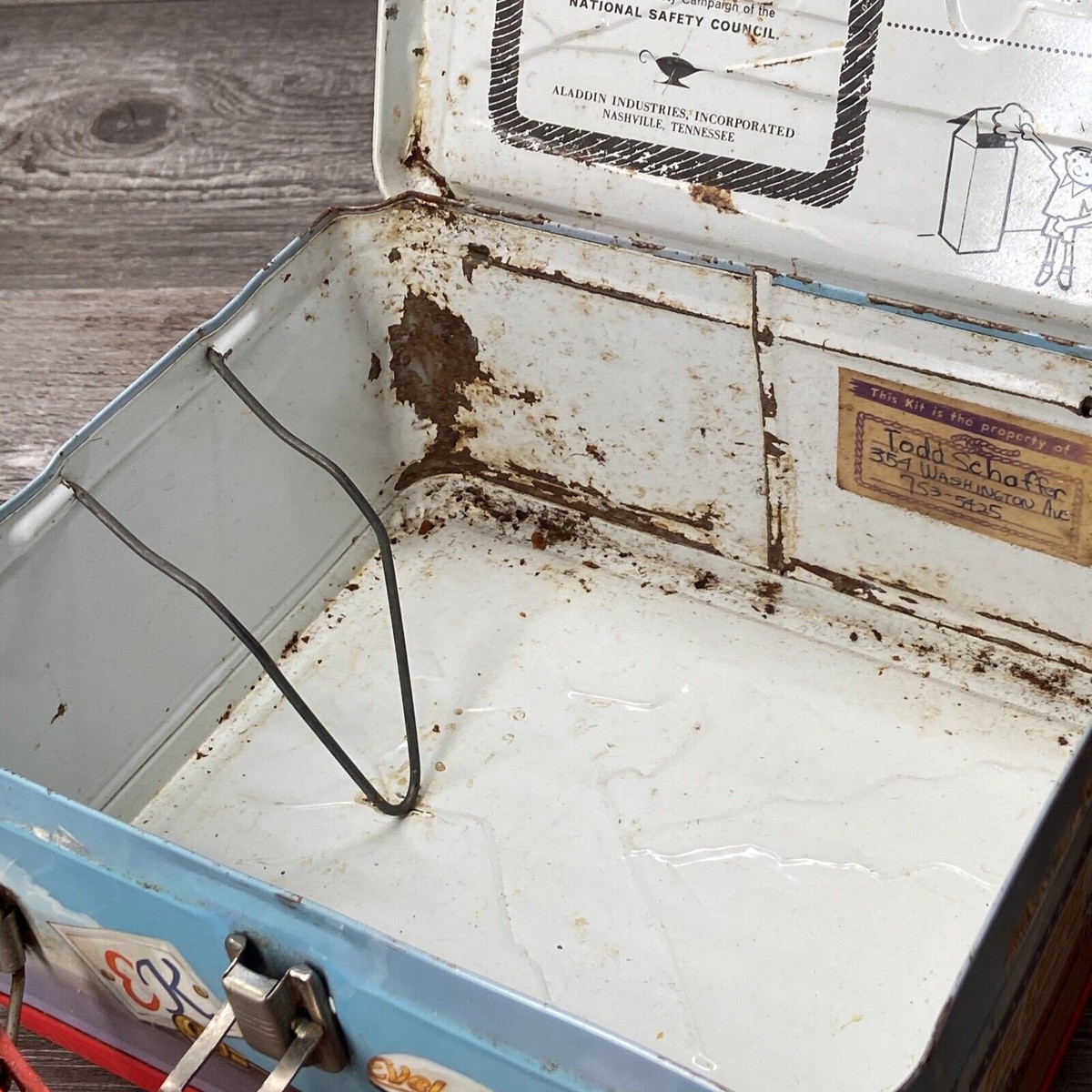 Vintage Evel Knievel Metal Lunchbox 1974 - No Thermos | eBay