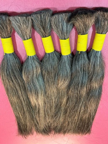 Natural Gray Human Hair for Braiding 100g - Picture 2 of 8