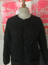 Carhartt W'jane Liner Black Quilted Jacket Coat Snap Fastening Pockets Small