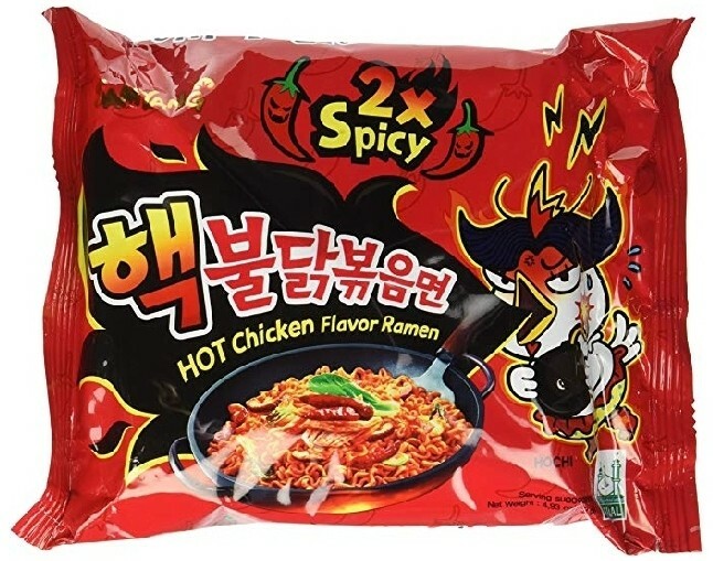 4 Packs 2X Spicy Hot Chicken Korean Ramen Nuclear Fire Noodle