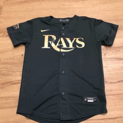 Nike MLB Tampa Bay Rays 2022 All-Star Game Jersey Gray Youth Medium 10/12