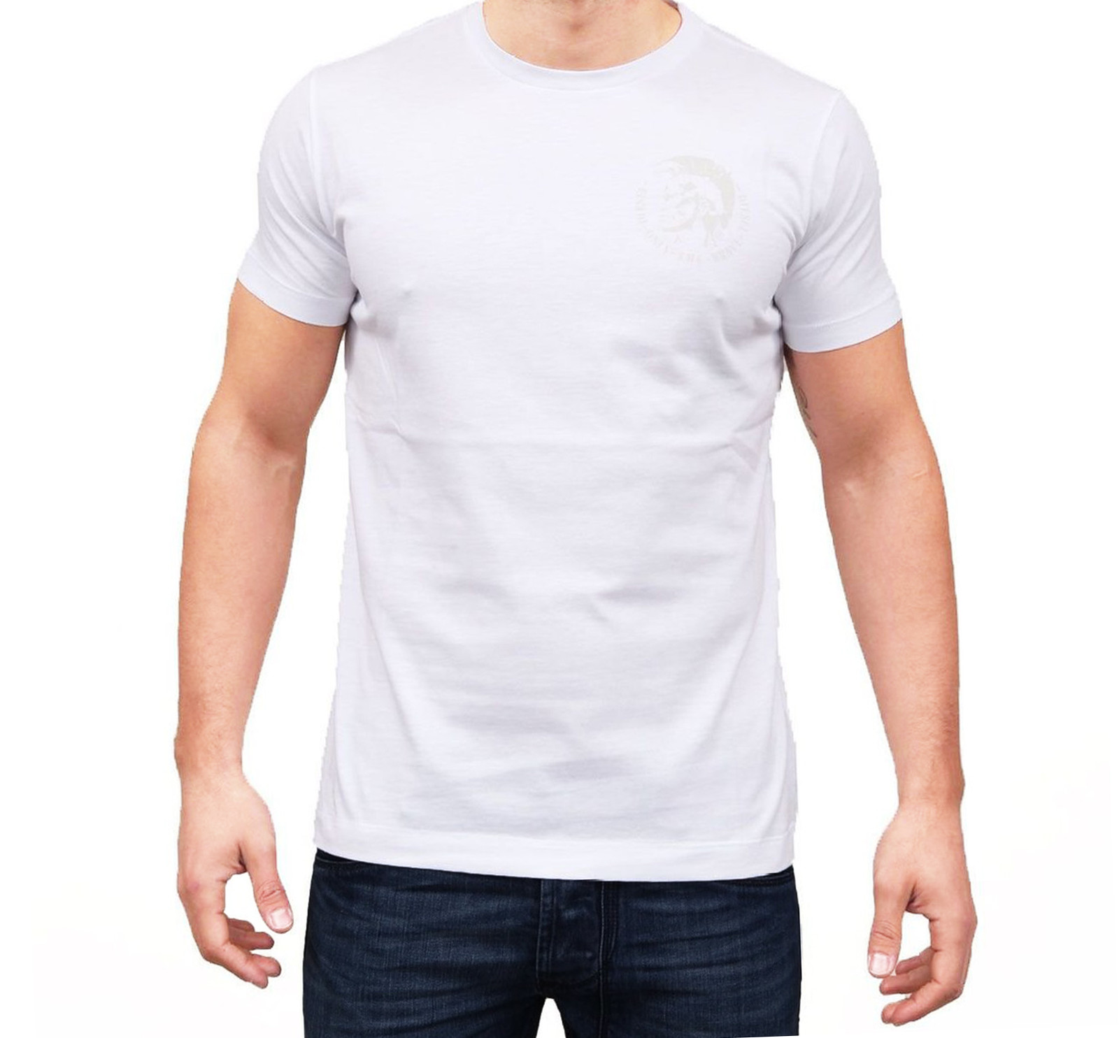 Diesel Mens Tshirts Fashion Crew & Vee Neck Cotton Print Plain Tee Top