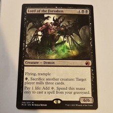 Lord Of The Forsaken Innistrad Midnight Hunt Regular Mythic Magic MTG #110
