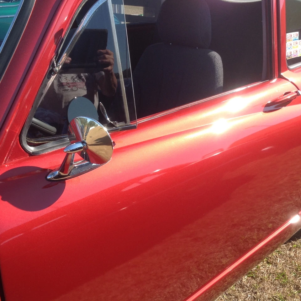 1950 1951 1952 1953 1954 Kaiser Henry J Mirrors Pair (2) chrome / stainless NEW - Image 2 of 4