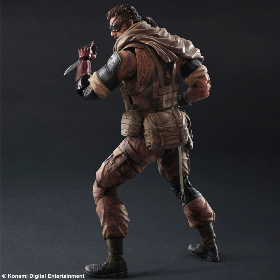 Metal Gear Solid Venom Snake LE Gold Tiger Play Arts Kai Figura Square Enix NUEVO Foto 2 de 4