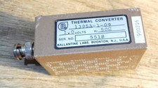BALLANTINE LABS 1395A-1-09 THERMAL CONVERTER.. 1 volt, 50 ohm..metalic rectifier