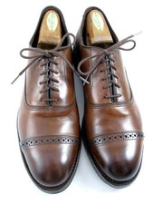 Allen Edmonds "FIFTH AVENUE" Cap-Toe Oxfords 9 D Chili DAINITE WORN ONCE 767N