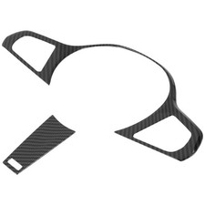 For - 3 Series G20 G28 2019-2021 Carbon Fiber Steering Wheel Panel Cover6944