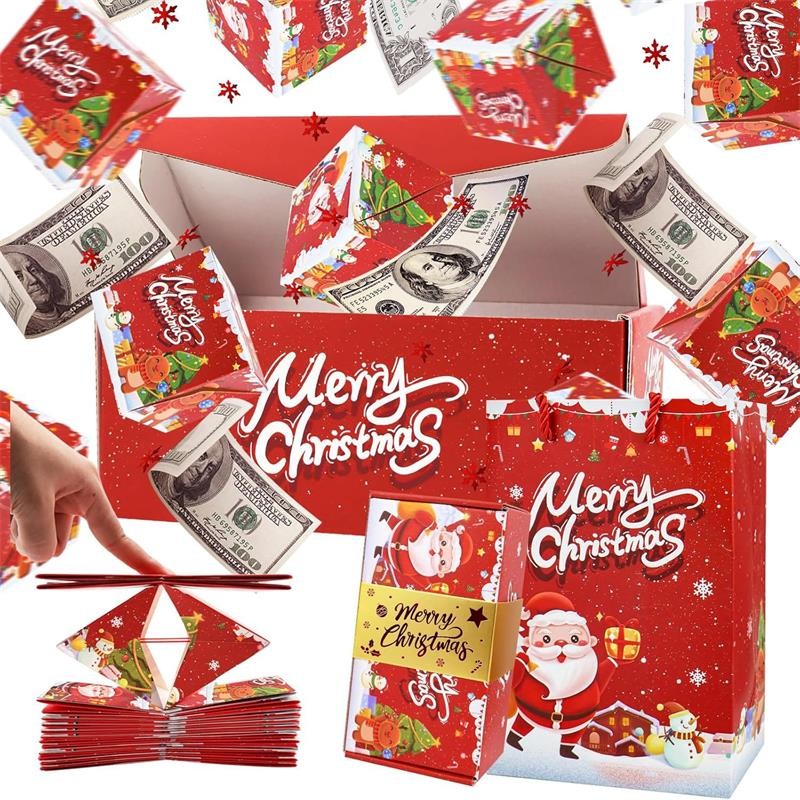 6-20 Folding Explosion Surprise Gift Box Bounce Surprise Gift Box for Christmas.