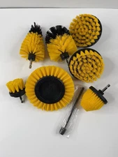 ETOUPA 8 Pcs Drill Brush Attachment Set, Power Cleaning Scrub Brush Kit