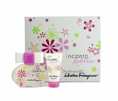INCANTO LOVELY FLOWER Salvatore Ferragamo 1.7 EDT + 1.0 Lotion Women Perfume NIB