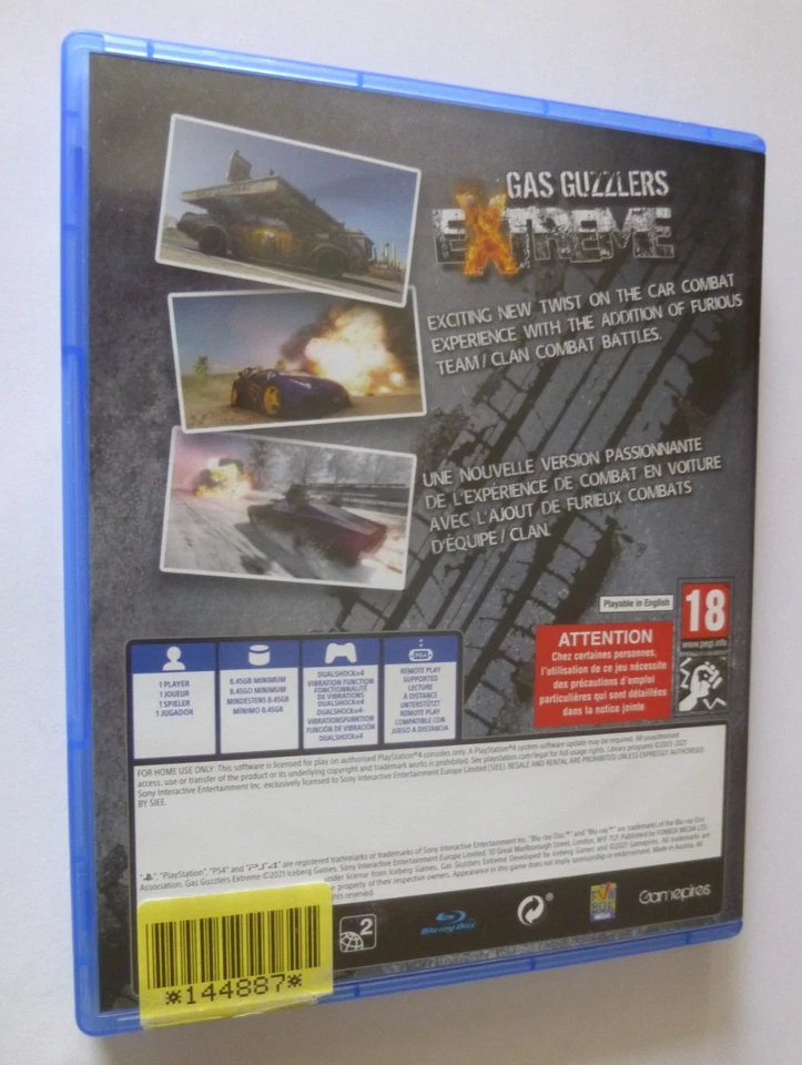 Jeu PS4 Gas Guzzlers Extreme / jeu de tir rapide et furieux avec voitures - Photo 3/3