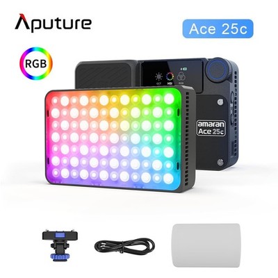 Aputure Amaran Ace 25c 25W RGB LED Video Light Portable Camera Photography Light