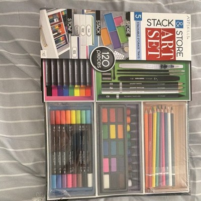 ArtSkills Stack & Store Art Set Pencil Set 120 ct Multicolor