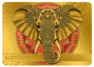 2026 Samoa Spirit Animals 1/200 oz Colorized Gold Coin with COA
