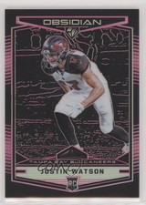2018 Panini Obsidian Electric Etch Purple 10/75 Justin Watson #174 1l2