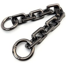 VersaKits Heavy Chunky Link Chain Strap Purse Handbag Top Handle Shoul