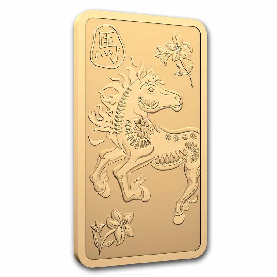 2026 Kanada 10g Goldbarren - Mondjahr des Pferdes (Premium) - Bild 2 von 4