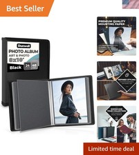Sleek 8x10 Presentation Binder with 24 Sleeves - Perfect for Artwork  Photos