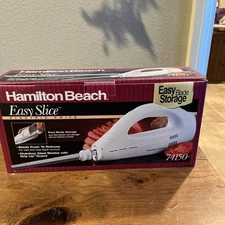 Electric Knife / Hamilton beach easy slice / #74150 / easy blade removal