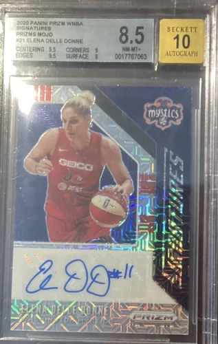 2020 Panini Prizm Signatures Mojo Elena Delve Donne 23/25 BGS 8.5