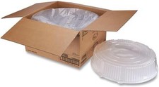 WNA Caterline A18PETDMHI 18" Clear Dome Lids &ndash; 25 Pack &ndash; PET Catering Tray Cover