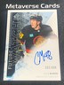 2023-24 UD SP Authentic Hockey Retro Future Watch Cole McWard Auto 352/699
