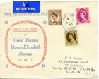 1953 TUDOR WILDINGS 3v. GREAT BRITAIN QE2 ILLUS FDC GOSPORT CDS PMK VERY CLEAN