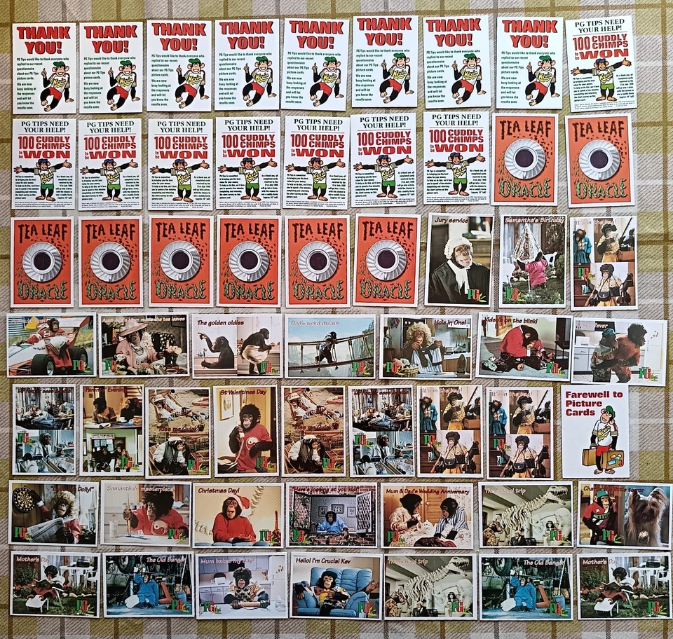 Brooke Bond PG Tips Tea Cards 615 X Individual Cards Different Sets - Image 2 of 4