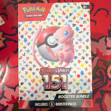 Pok mon TCG Scarlet Violet 151 Booster Bundle Box 6 Packs EN 2023 Mew
