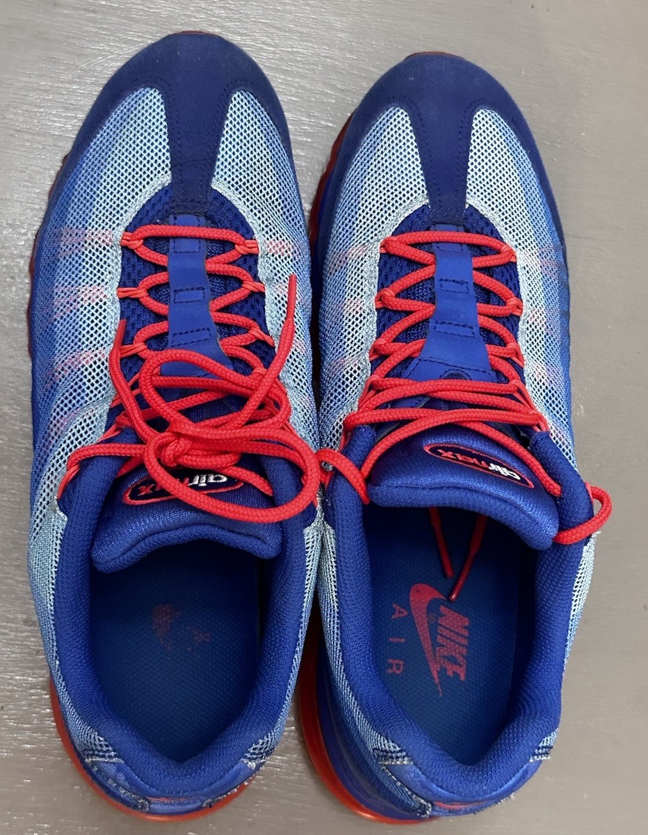 Nike Air Max 95+ BB Royal Blue Red 554715-464 Men's Size 10 Rare